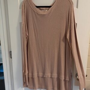 Free people waffle top
